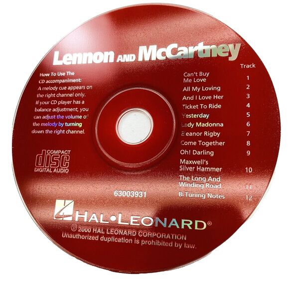 Lennon McCartney Solos for Flute Book + CD Beatles Play Along Series Sheet Music - Picture 4 of 16